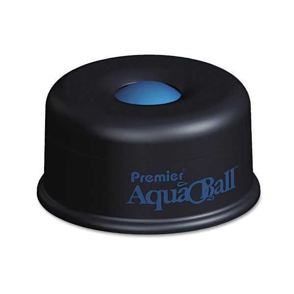 Premier AquaBall Floating Ball Envelope Moistener, 1 1/4" x 1 1/4" x 5 3/8", Black, Blue AQ701G